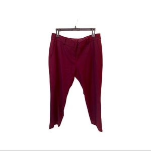 Tory Burch Straight leg Cropped Trousers w/Side Pockets